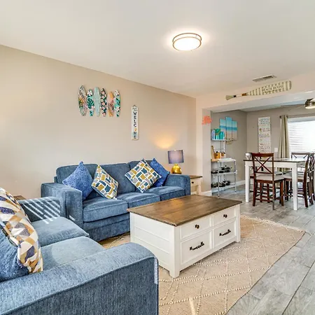 Bright Brigantine Townhome Steps To Beach Access!